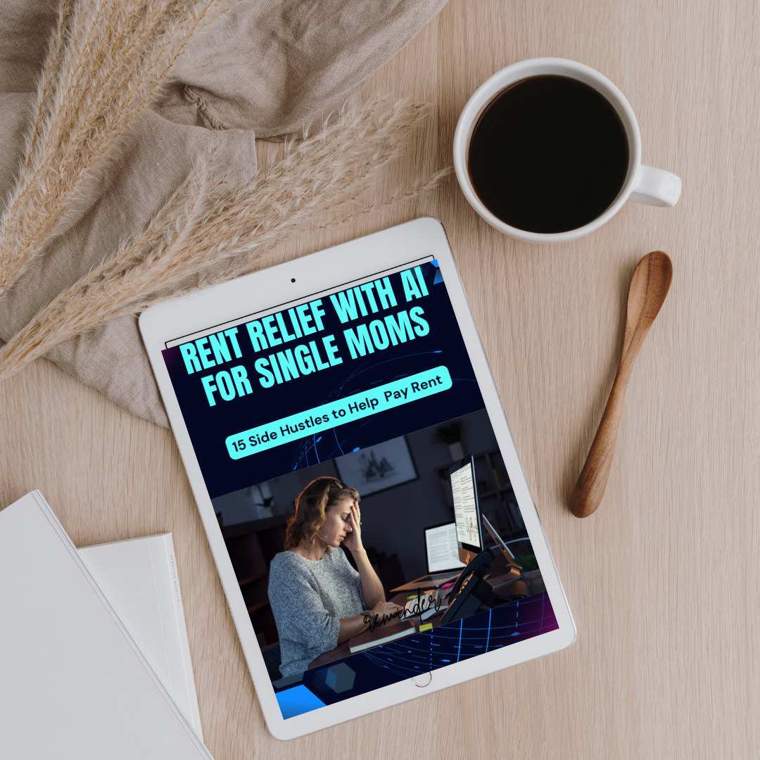 Rent Relief With AI For Single Moms: 15 Side Hustles to Help Pay Rent